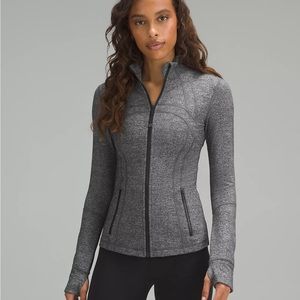 Lulu Lemon define Jacket Heathered Black Size 2